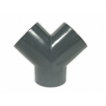 PVC Y-piece Ø 50mm grey ( 940-50 ) ( will only suit metric plumbing )